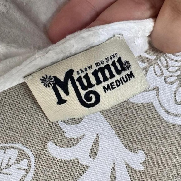 Show Me Your Mumu White Off the Shoulder Side Tie Cropped T Shirt Size Medium - Picture 5 of 5